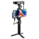 Scaner 3D Creality CR-Scan Ferret Pro cu lumină infraroșie 24bit, plin color, precizie 0,1 mm, cameră de 2MP, negru pentru scanarea obiectelor 2