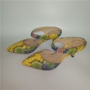 Scarpe con tacco da donna di lusso con motivo pitone 4