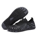 Scarpe da acqua Barefoot con lacci elastici rapidi traspiranti in rete con suola in gomma Unisex Per piscina, mare, sport acquatici 1