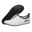 Scarpe da acqua Suola in gomma Antiscivolo Rete traspirante Tela Unisex Monocromatico con scritta Scarpe da spiaggia Aquashoes 5