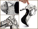Scarpe da ballo da donna con motivo serpente 6