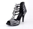 Scarpe da ballo da donna con motivo zebra 1