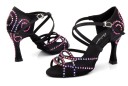 Scarpe da ballo da donna con strass 6