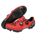 Scarpe da ciclismo unisex con chiusura a doppio rotore e perforazione in nylon cotone EVA struttura solida per andare in bicicletta 2