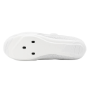 Scarpe da ciclismo unisex con chiusura rotativa e tomaia perforata in nylon PU EVA cotone bianco per ciclismo su strada 6