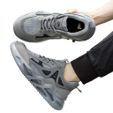 Scarpe da lavoro da uomo con tomaia traspirante e suola sagomata in tessuto per lavoro e uso quotidiano 3