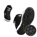 Scarpe da moto unisex protettive per la guida su motociclette in gomma nylon spandex costruzione resistente per uso quotidiano 6