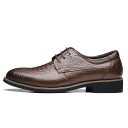 Scarpe da uomo in design pelle di serpente J15094 2