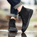 Scarpe da uomo invernali in pelle con lacci J1544 11