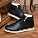 Scarpe in pelle invernali da uomo con pelliccia J2211 9