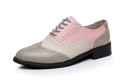 Scarpe oxford colorate da donna 6