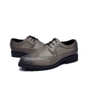 Scarpe Oxford in pelle da uomo Mike J2644 2