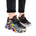 Scarpe sportive per bambini Sneakers da ragazzo con motivo graffiti Scarpe informali per ragazzi 2