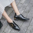 Scarpe stringate da donna con fibbia 2