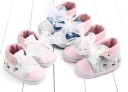 Scarpine da bambina con fiori A2489 1