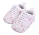 Scarpine in pelle per bambini con stelle 2