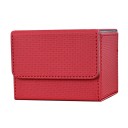 Scatola colorata con interno grigio per mazzi di carte con chiusura magnetica e superficie resistente, adatta per il trasporto 3