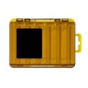 Scatola compatta in plastica a doppio lato per attrezzatura da pesca 14 x 10,5 x 3,2 cm Organizer per ami, esche e piombi Scatola 5