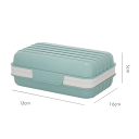 Scatola da viaggio in plastica per sapone con coperchio 12×7,6×5 cm Porta sapone per il bagno Scatola per sapone da viaggio Protezione portatile 4