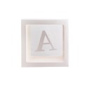 Scatola decorativa per palloncini con lettera 27 x 27 cm 1