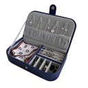 Scatola porta gioie con organizer per anelli, orecchini e collane 19,5 × 11 × 4,5 cm in ecopelle scatola colorata per gioielli 2