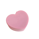 Scatola porta gioielli per ragazze a forma di cuore con specchio 13,3 × 10 × 5,5 cm plastica e vetro organizzatore per gioielli per bambini 2
