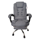 Scaun de birou cu suport pentru picioare 52 x 52 x 105 cm Scaun moale Rotativ și reglabil pe înălțime pentru birou și acasă 6