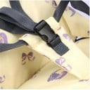 Scaun de siguranță din material textil pentru copii mici Scaun înălțat cu spătar Curele cu cataramă Fixare cu curele pe scaun 30 x 25 5
