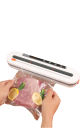 Scelleuse sous vide automatique 51 x 42 x 45 cm Appareil de mise sous vide pour l'emballage des aliments avec prise EU 220 V Soudure sous vide pour l'emballage des aliments secs et humides Machine sous vide pour la mise sous vide des plats 120 kPa 80 W 2