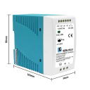 Schakelende voeding voor DIN-rail AC 100-240V DC 12V 7,5A 100W Compacte voedingsadapter 50/60Hz Industriële voeding 10x9x5,4 cm 2