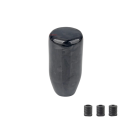 Schaltknauf mit Carbonstreifen für manuelle Getriebe, 3 Adapter, ABS 1