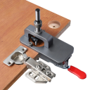 Scharnierbohrer-Set 35 mm mit Anschlag Scharniersucher 2 mm Bohrer Inbusschlüssel Lochöffner Möbelscharniermontage Holz 2