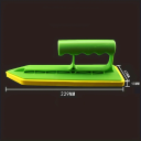 Schaumkelle für Fugen 23 x 6 cm Schwammstärke 1 cm Ergonomisches Handwerkzeug zum Verfugen von Fliesen und Platten Bauwerkzeug 2