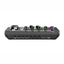 Scheda audio per streaming live con Bluetooth batteria 1200 mAh riduzione del rumore e altezze medie e bassi regolabili nera per podcast e karaoke 4