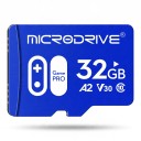 Scheda di memoria Microdrive Micro SD 32 GB Alta velocità A2 V30 Classe 10 Game PRO 1,5 x 1,1 cm Blu Per giochi video foto e dati 1