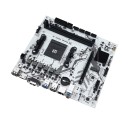 Scheda madre 220 x 200 mm con socket AM4 e chipset B450 per processori AMD Ryzen con supporto DDR4 fino a 64 GB e M.2 NVMe in bianco 2