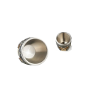 Scheermeskom 7,5 x 7 cm Met schedelmotief Mengkom voor schuim en zeep Stijlvolle barberkom voor thuis en professioneel gebruik 3