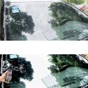 Scheibenreiniger 150 ml Hydrophobe Wirkung mit Schwamm Gegen Regen Verbesserung der Sichtbarkeit Frontscheiben Seitenscheiben für die Fahrzeugpflege 6