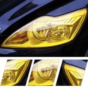 Scheinwerferschutzfolie Gelb 120x150 cm Selbstklebende Folie für Scheinwerfer Sonnenschutzfolie für Auto, Motorrad und Tuning 2