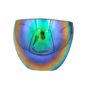 Schermo protettivo antiappannamento Occhiali da sole a specchio per viso intero con protezione UV400 Maschera sportiva per il viso Maschera anti-riflesso contro la polvere 3