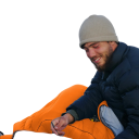 Schlafsack 190 x 75 cm für Temperaturen von 9-15°C, Kompressionssack, Nylon und Baumwolle, Verpackung 29 x 12 cm, 1 * Schlafsack 6