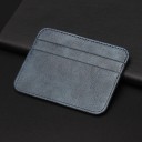 Schlanke PU-Lederhülle für Karten und Ausweise Taschenhülle mit mehreren Fächern Gesteppten Kanten und abgerundeten Ecken Maße 10,5 x 8 cm 6