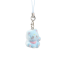 Schlüsselanhänger 2 x 2,4 cm Flauschige Katzen Schlüsselanhänger für Schlüssel Rucksack Handtasche Mini Plüsch Dekoration Niedliches Geschenk 2