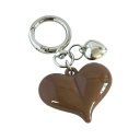 Schlüsselanhänger Metall Herz Metallischer Schlüsselanhänger mit Ring Elegantes Accessoire für Schlüssel Handtasche Rucksack Geschenk der Liebe 5