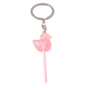 Schlüsselanhänger mit Lutscher 12 cm Harzanhänger in Form einer Ente Süße Dekoration für Schlüssel Rucksack Handtasche Geschenk für Kinder 2