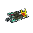 Schnecken-Turbo-Aufkleber 13x6 cm Rennaufkleber für Autos Original Tuning Dekoration Fahrzeugaufkleber für sportlichen Look Außenzubehör 2