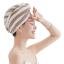 Schnell trocknender Handtuch-Haar-Turban. Haar-Handtuch, gestreifter Haar-Turban, 65 x 25 cm 3