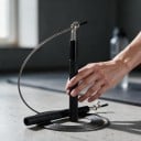 Schnelligkeitssprungseil LINGPENG mit Stahlseil 3 m Aluminiumgriffe 14 cm 360° Kugellager Verstellbare Länge Für Crossfit 3