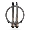 Schnelligkeitssprungseil mit Stahlseil 3 m Aluminiumgriffe 16,8 cm mit Lagern Ersatzseil und Tasche Für Crossfit und Cardio 6