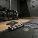 Schnelligkeitssprungseil mit Stahlseil 3 m Aluminiumgriffe 16,8 cm mit Lagern Ersatzseil und Tasche Für Crossfit und Cardio 27